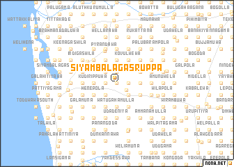 map of Siyambalagasruppa