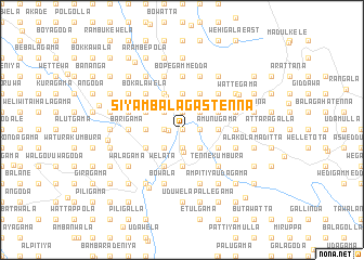 map of Siyambalagastenna