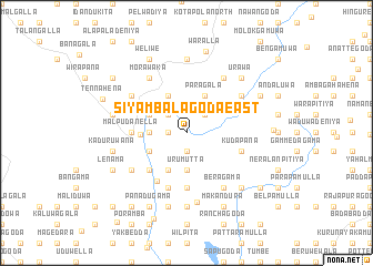 map of Siyambalagoda East