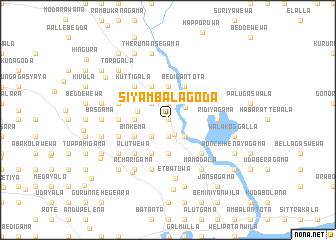 map of Siyambalagoda