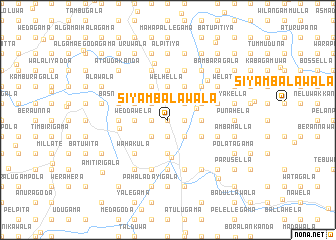 map of Siyambalawala