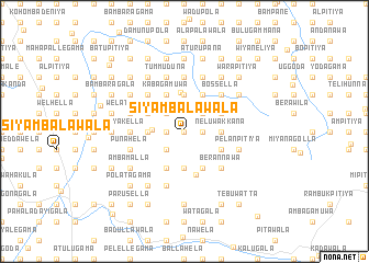 map of Siyambalawala