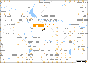 map of Siyambalawa