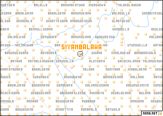 map of Siyambalawa