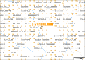 map of Siyambalawa