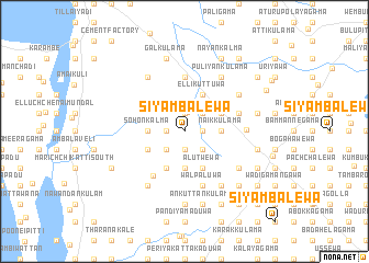 map of Siyambalewa