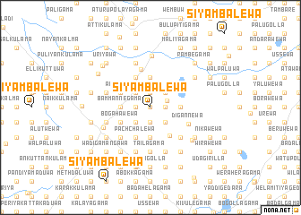 map of Siyambalewa