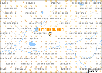 map of Siyambalewa