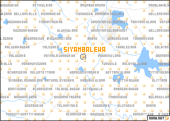 map of Siyambalewa