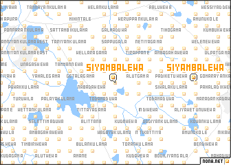 map of Siyambalewa