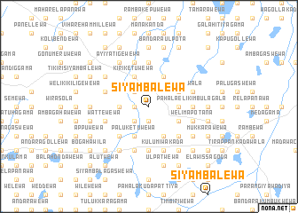 map of Siyambalewa