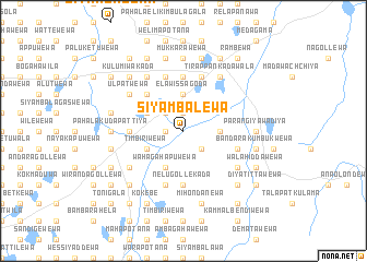 map of Siyambalewa