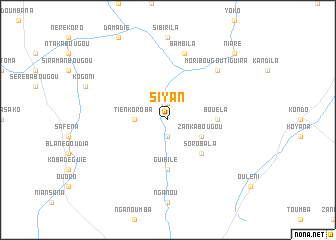 map of Siyan