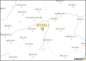 map of Siyekli