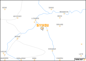 map of Siyikou