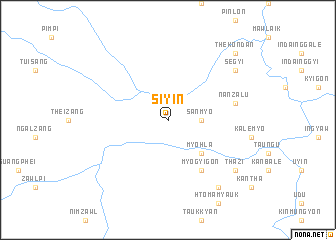 map of Siyin