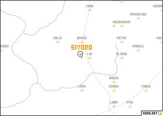 map of Siyoro