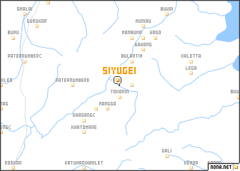 map of Siyugei