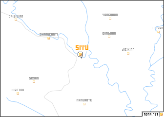 map of Siyu