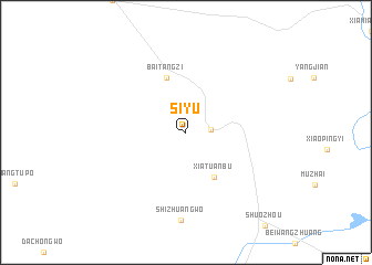 map of Siyu