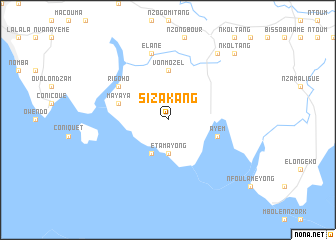 map of Sizakang