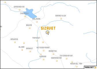 map of Sizavet