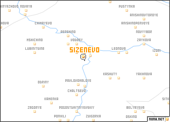 map of Sizenevo