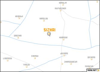 map of Sizhai