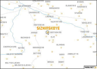 map of Sizhinskoye