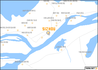 map of Sizhou