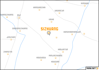 map of Sizhuang