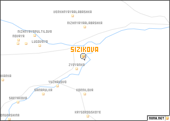 map of Sizikova