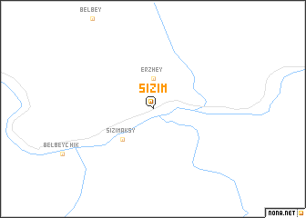 map of Sizim
