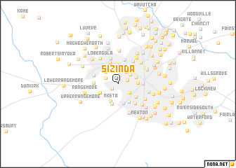 map of Sizinda