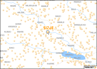 map of Sižje