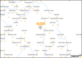 map of Sizon