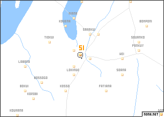 map of Si