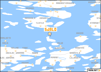 map of Själö