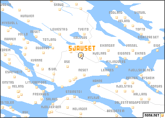 map of Sjauset