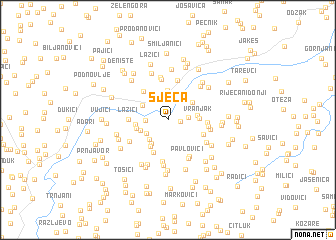 map of Sječa