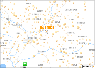 map of Sjenice