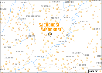 map of Sjenokosi