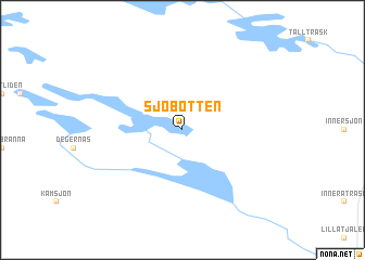 map of Sjöbotten