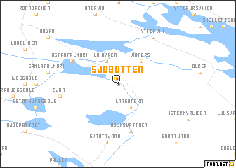 map of Sjöbotten