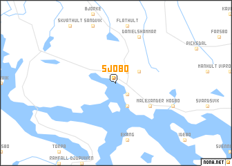 map of Sjöbo