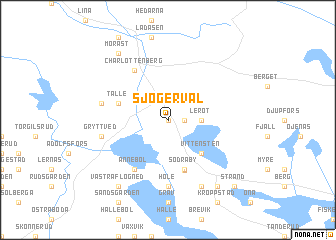 map of Sjögervål