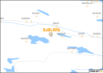 map of Sjöland