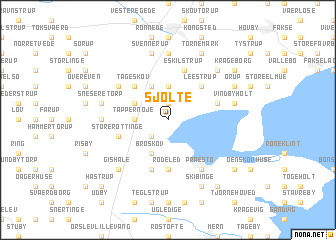 map of Sjolte