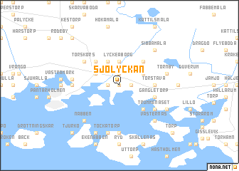 map of Sjölyckan