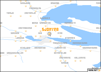 map of Sjömyra